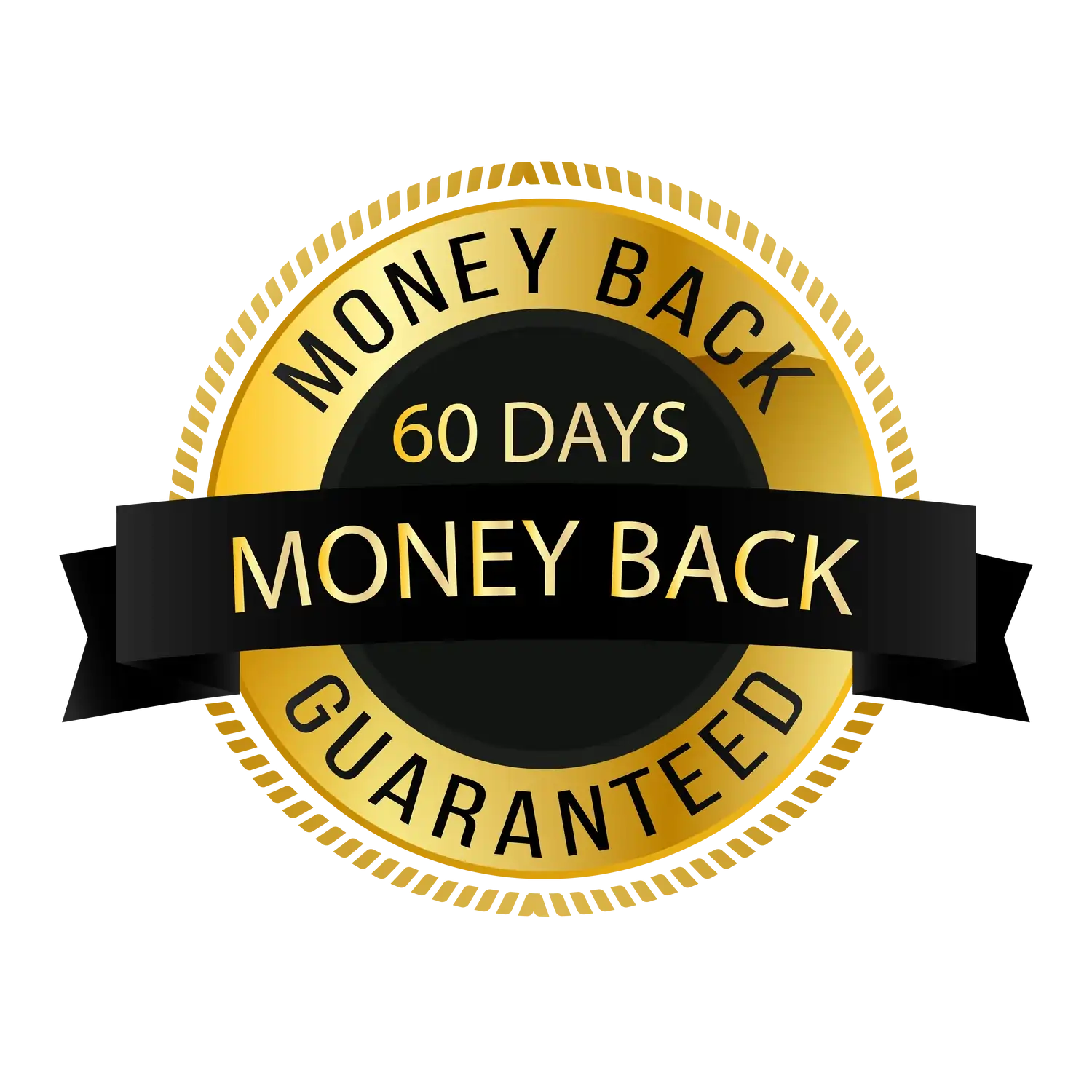 JellyLean 60-Day Money-Back Guarantee Seal